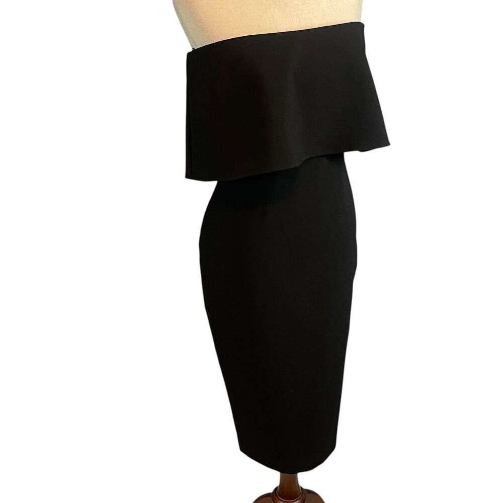 Likely Driggs Black Strapless Sheath Special Occasion Cocktail Party Dress Sz 10 - Picture 8 of 10